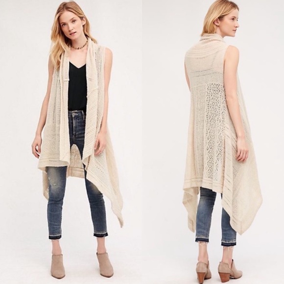 Anthropologie Lua Pointelle Vest,All Products : American Fashion Style Bags On Sale